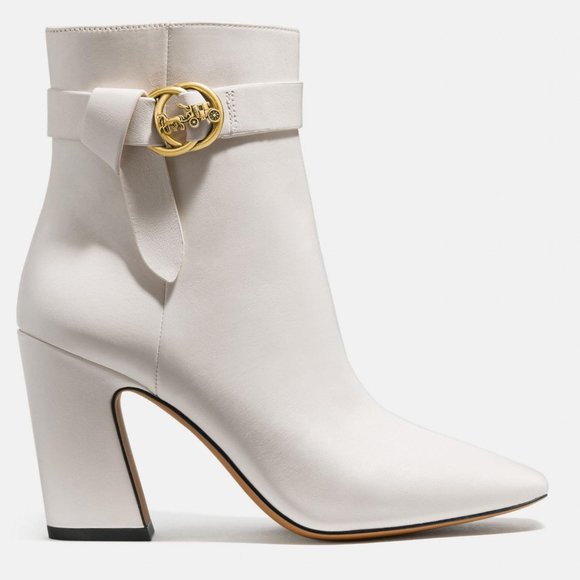 Coach TERI BOOTIE white/ chalk  US 10B New in Box - Picture 2 of 4
